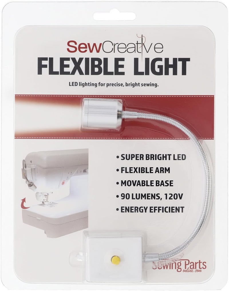 Sew Creative Flexible LED Sewing Machine Light, Adjustable Light for Sewing, Crafting, Quilting, and Work Areas – Bright, Energy-Efficient, Easy to Position - Image 2